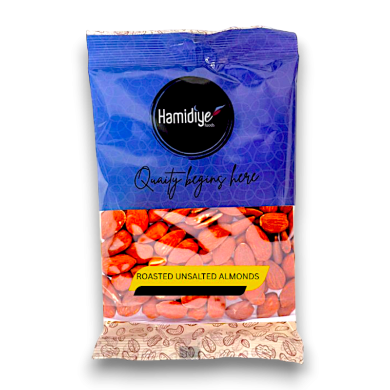 Hamidiye Roasted Unsalted Almonds (Nut Bag) 150gr