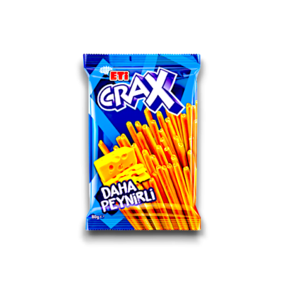 Eti Crax Cheesy Stick Crackers 12x123gr