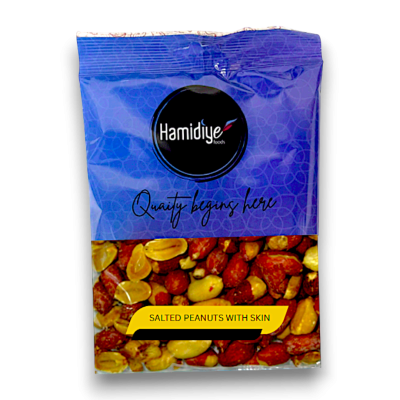 Hamidiye Salted Peanuts With Skin (Nut Bag) 150gr x12
