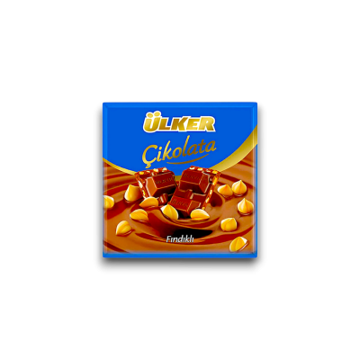 Ulker Kare Hazelnut Chocolate 60grx6