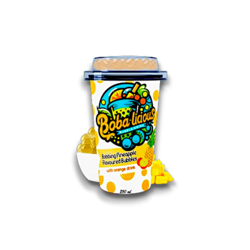Boba-licious Pineapple&amp;orange 12x250ml