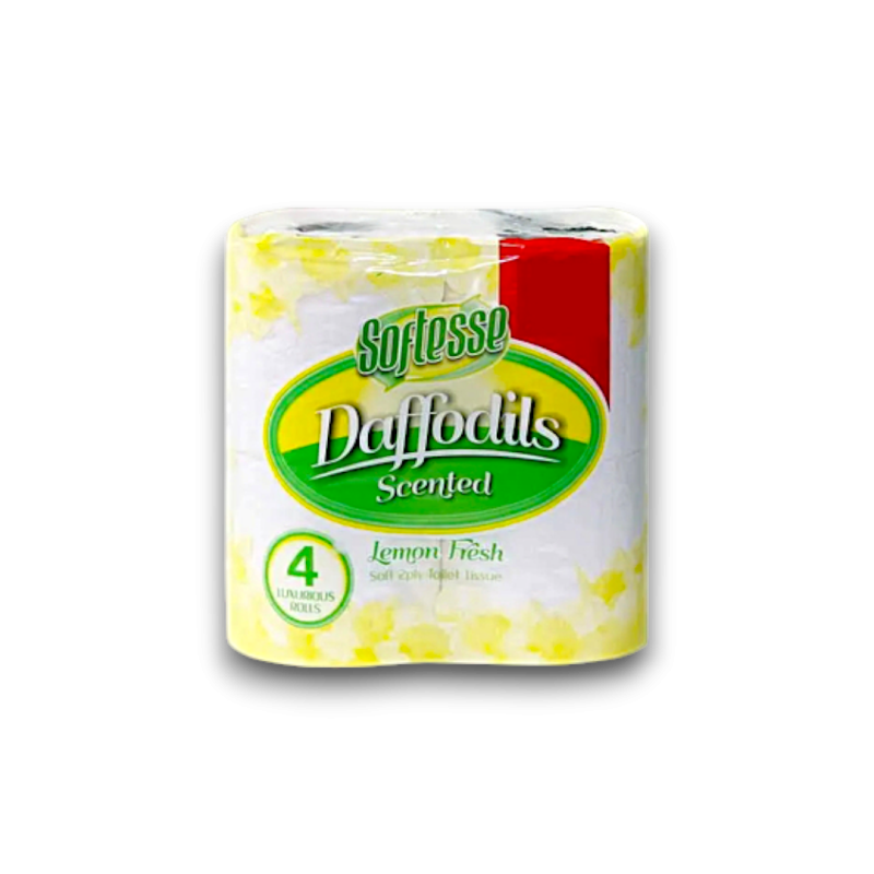 Daffodil Toilet Paper Lemon (Yellow) Pm£1.29 10x4pack