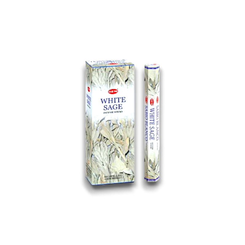 Hem Incense Sticks White Sage 20pcs*6packs