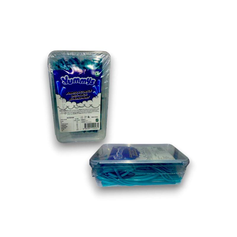 Yummys Licorice Oily Blueberry Pencil 1kg