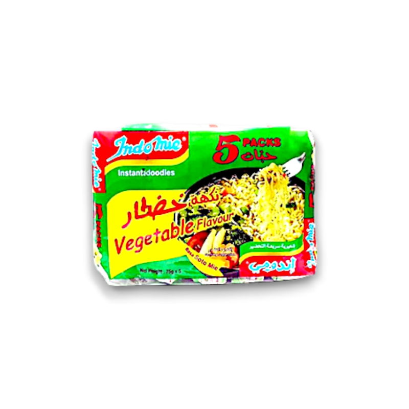 Indomie 5 Pack Veg Noodles (5*75gr)