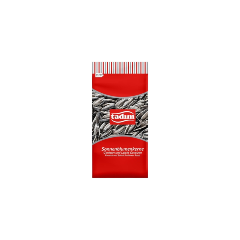 Tadim Salted&amp;Roasted Black Sunflower Seeds (Red) 270gr