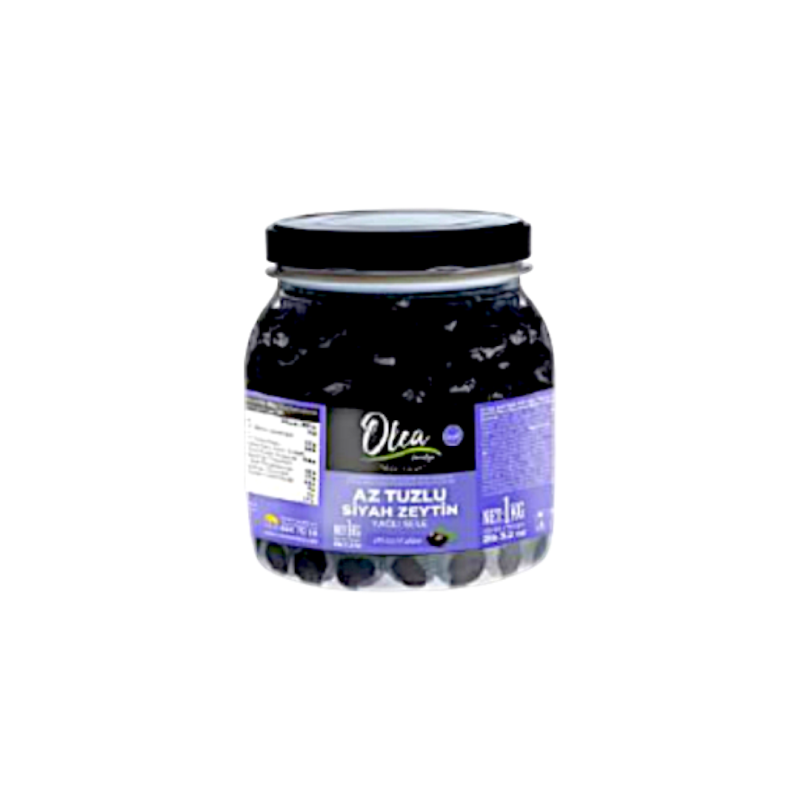Olea Low Salt Black Olives Pet 1kgx6